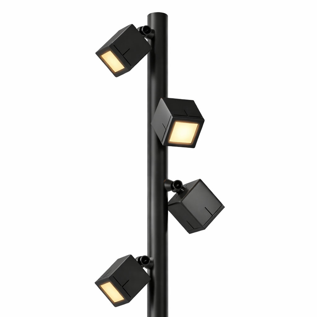 Д-Парк Модерн Куб Х4 (Modern Cube X4) - 30х4 Вт, 5000/650 мм, 3000К